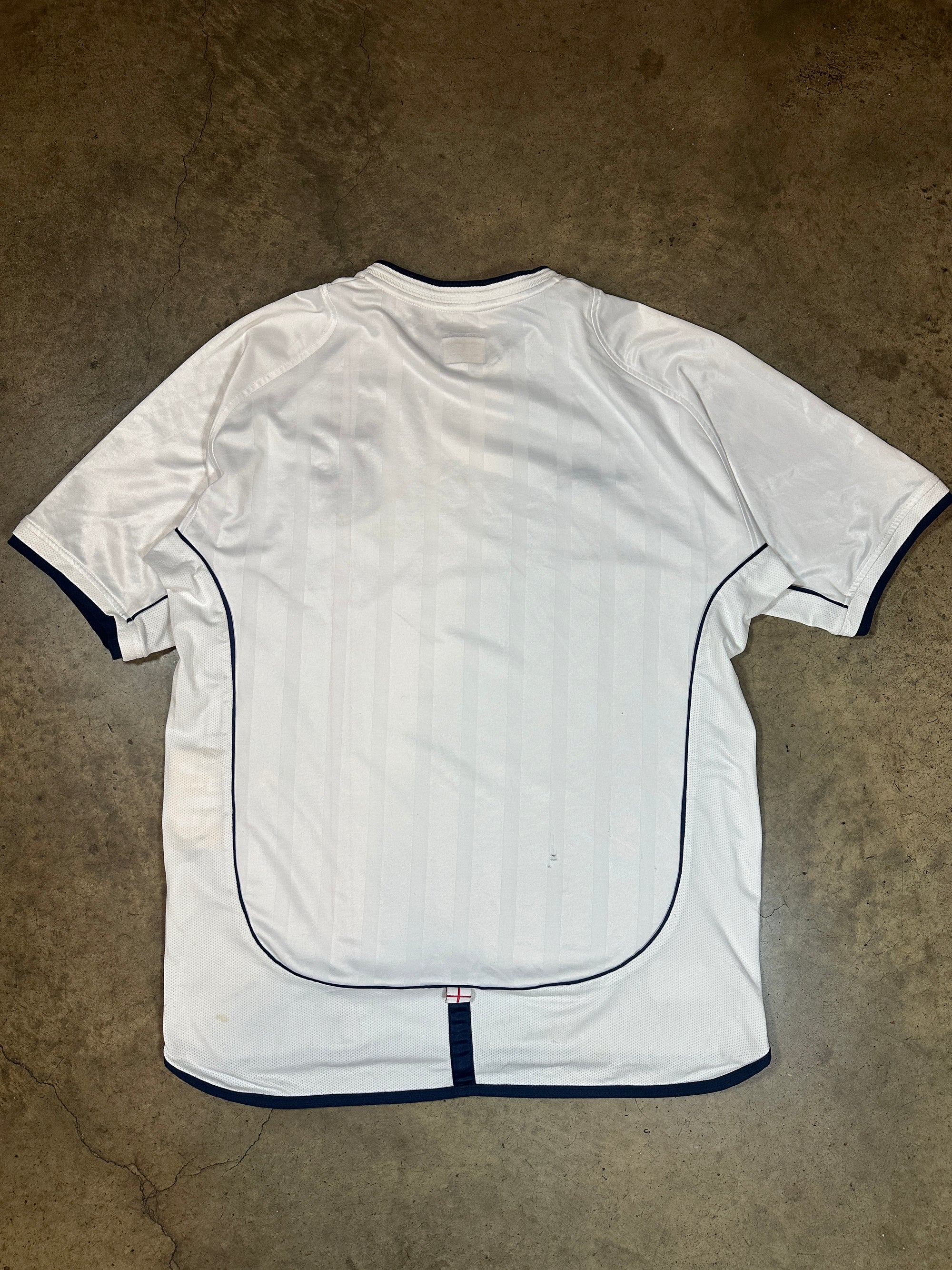 Vintage England Umbro '02 England Home Kit Size L