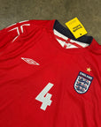 Vintage England Gerrard Umbro '04 England Away Longsleeve
