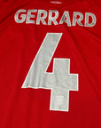 Vintage England Gerrard Umbro '04 England Away Longsleeve
