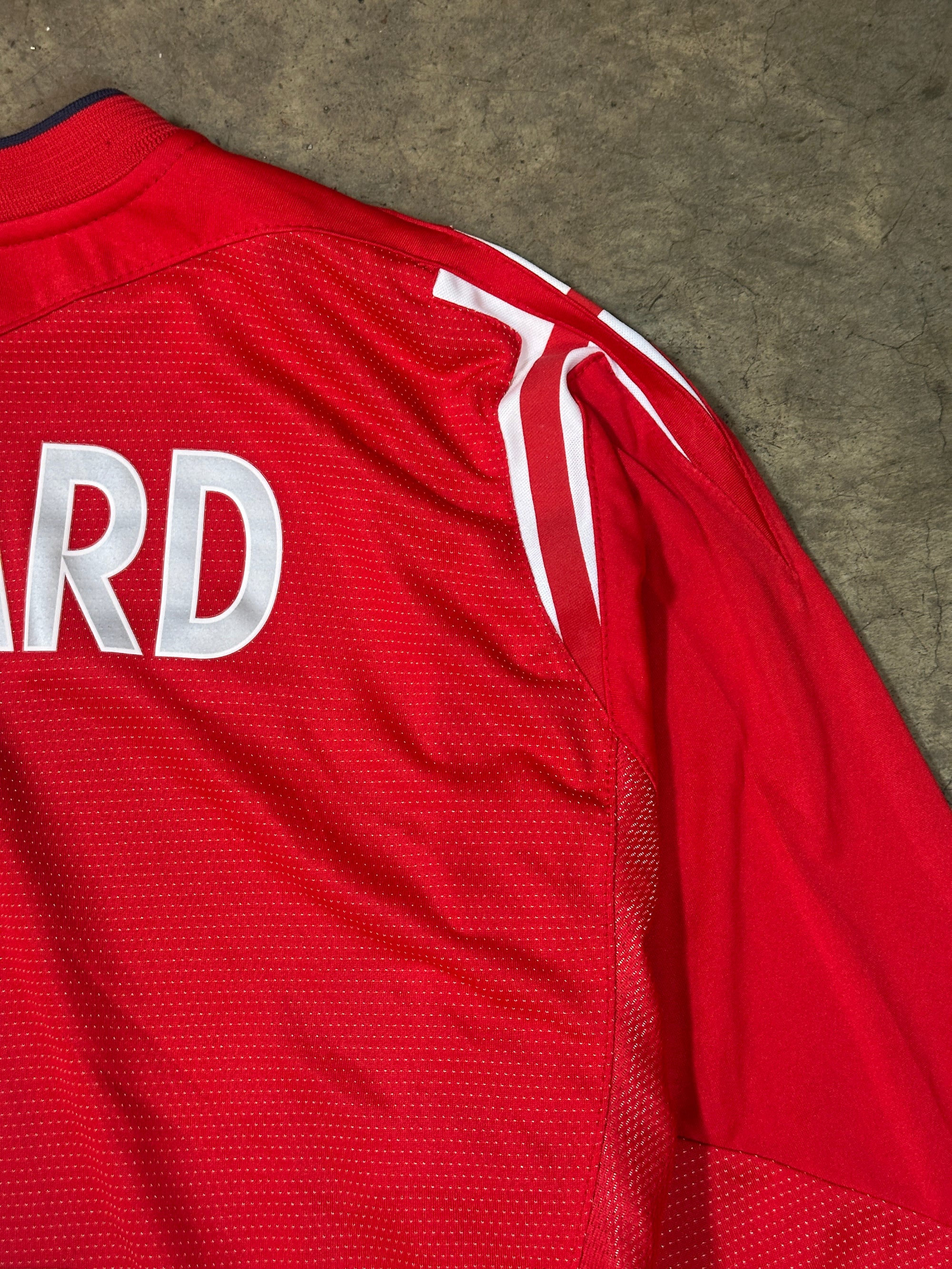 Vintage England Gerrard Umbro '04 England Away Longsleeve