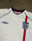 Vintage England Umbro '02 England Home Kit Size L