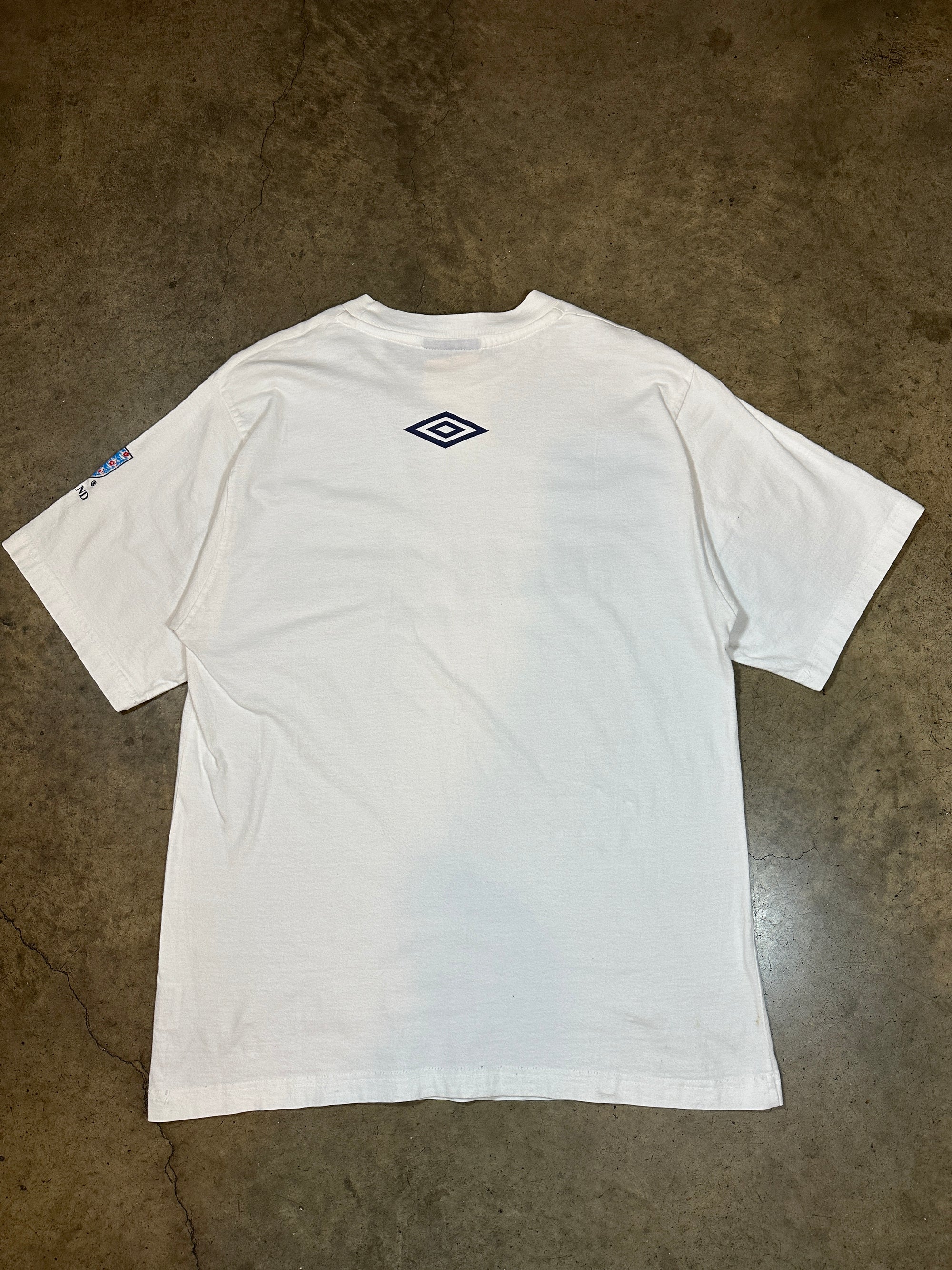 Vintage Umbro Only England Three Lions T-shirt