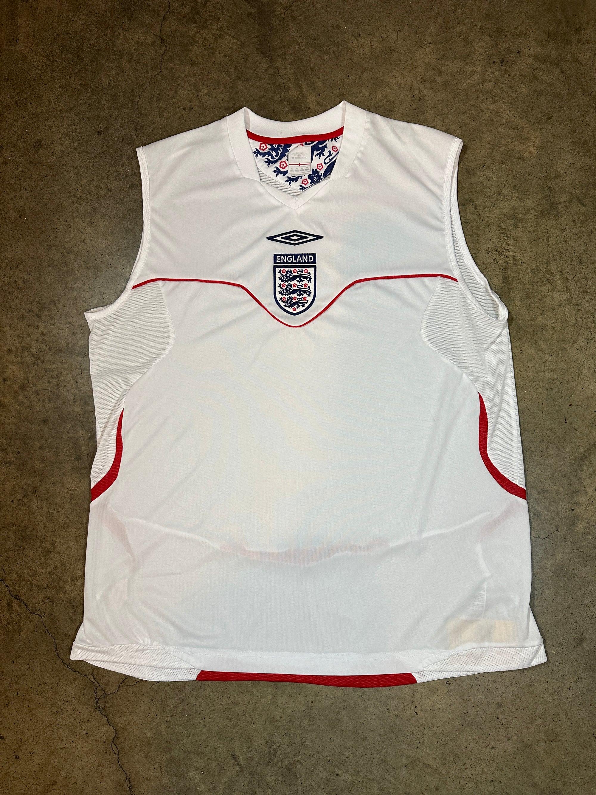 Vintage England Umbro '07 Training Vest