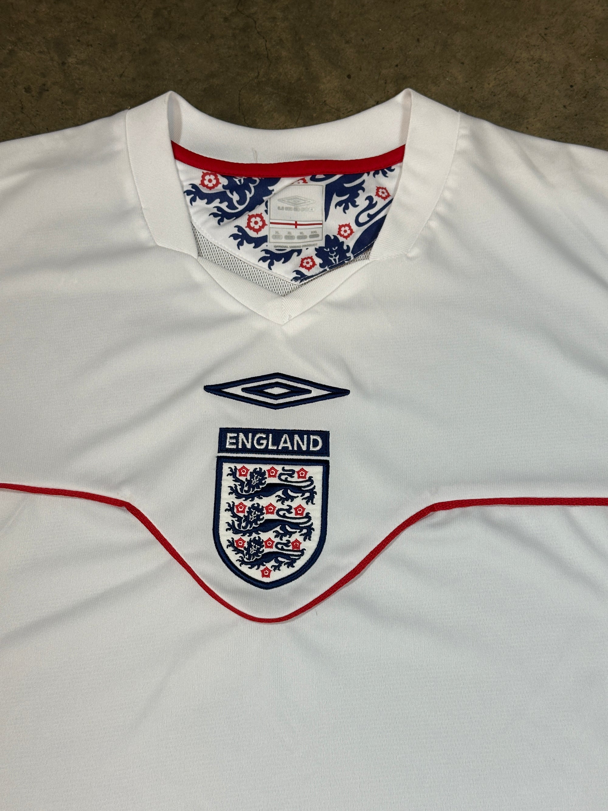 Vintage England Umbro '07 Training Vest