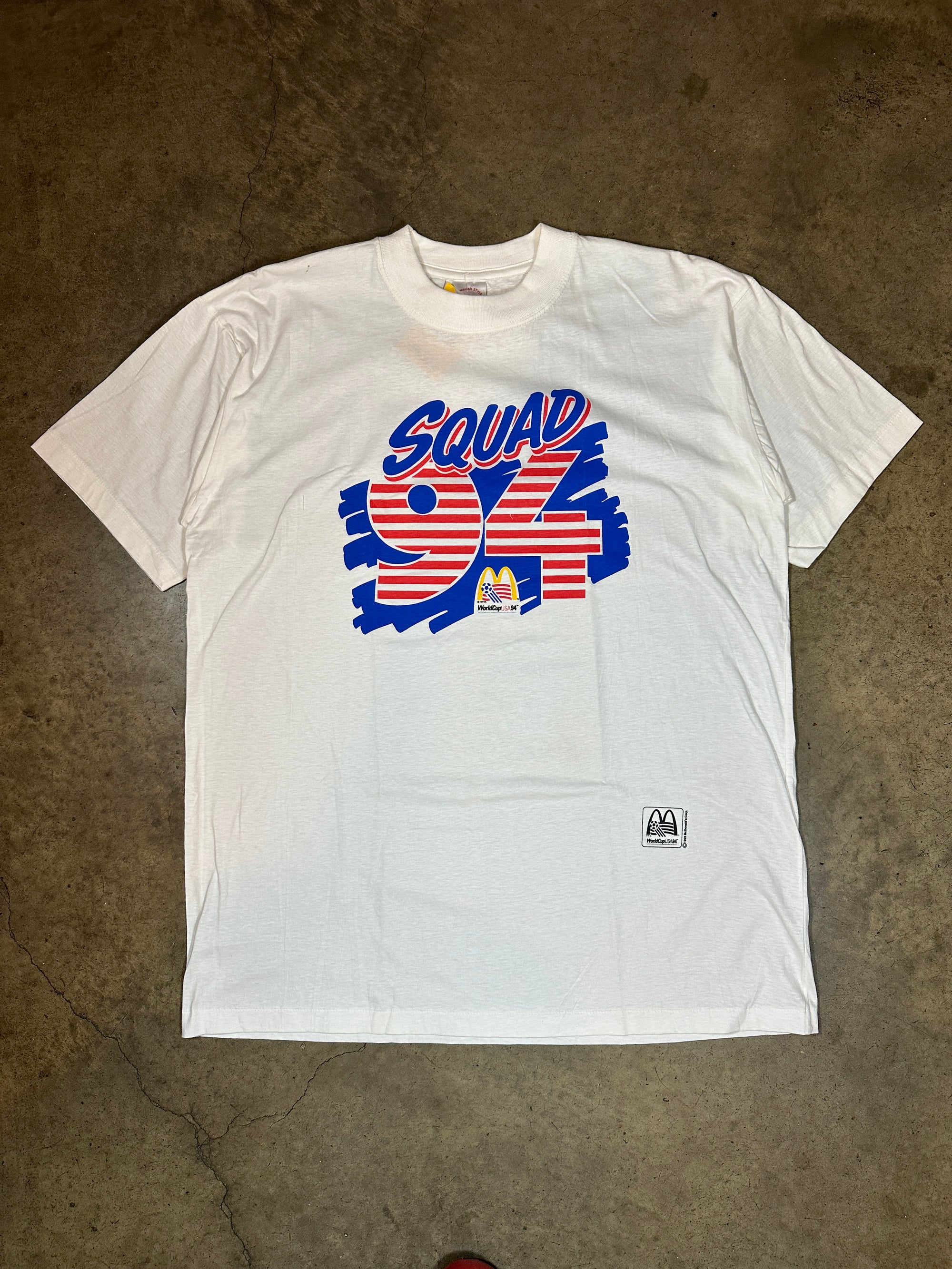 Vintage '94 Squad World Cup USA McDonald's T-shirt