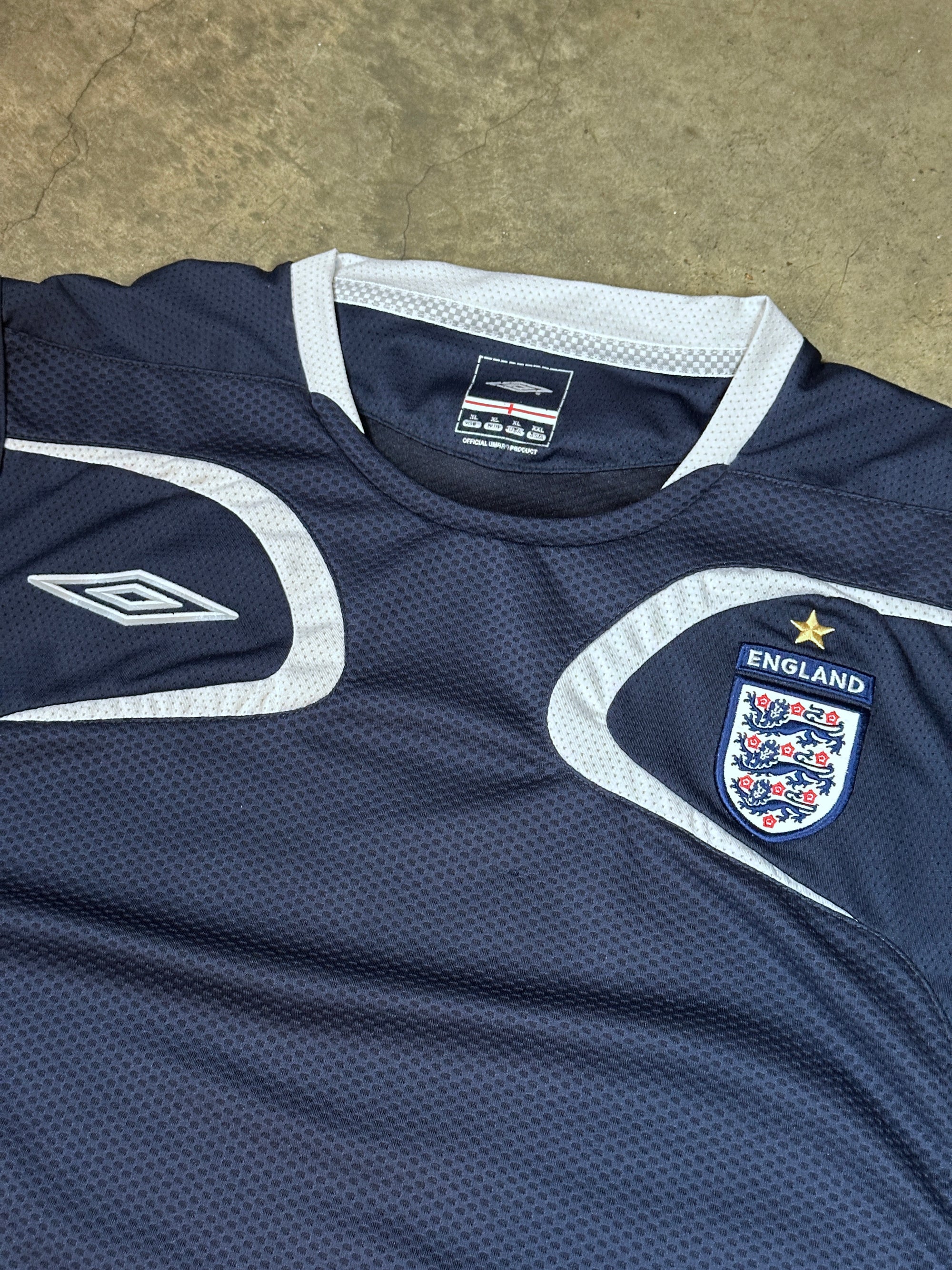 Vintage England Umbro '06 Training Vest