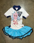 Custom England 3 Lions Skull Dress by Etuaté