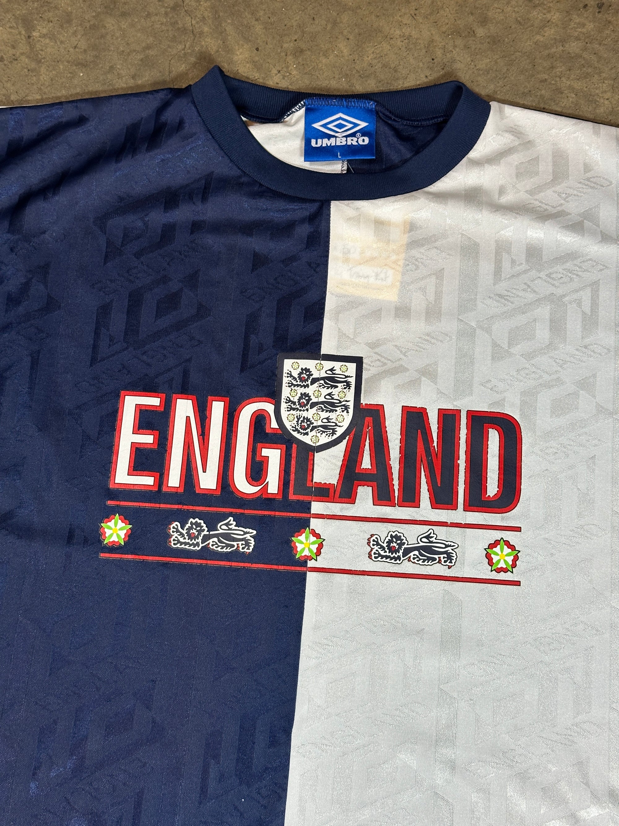 Vintage England Umbro '94 Training Kit