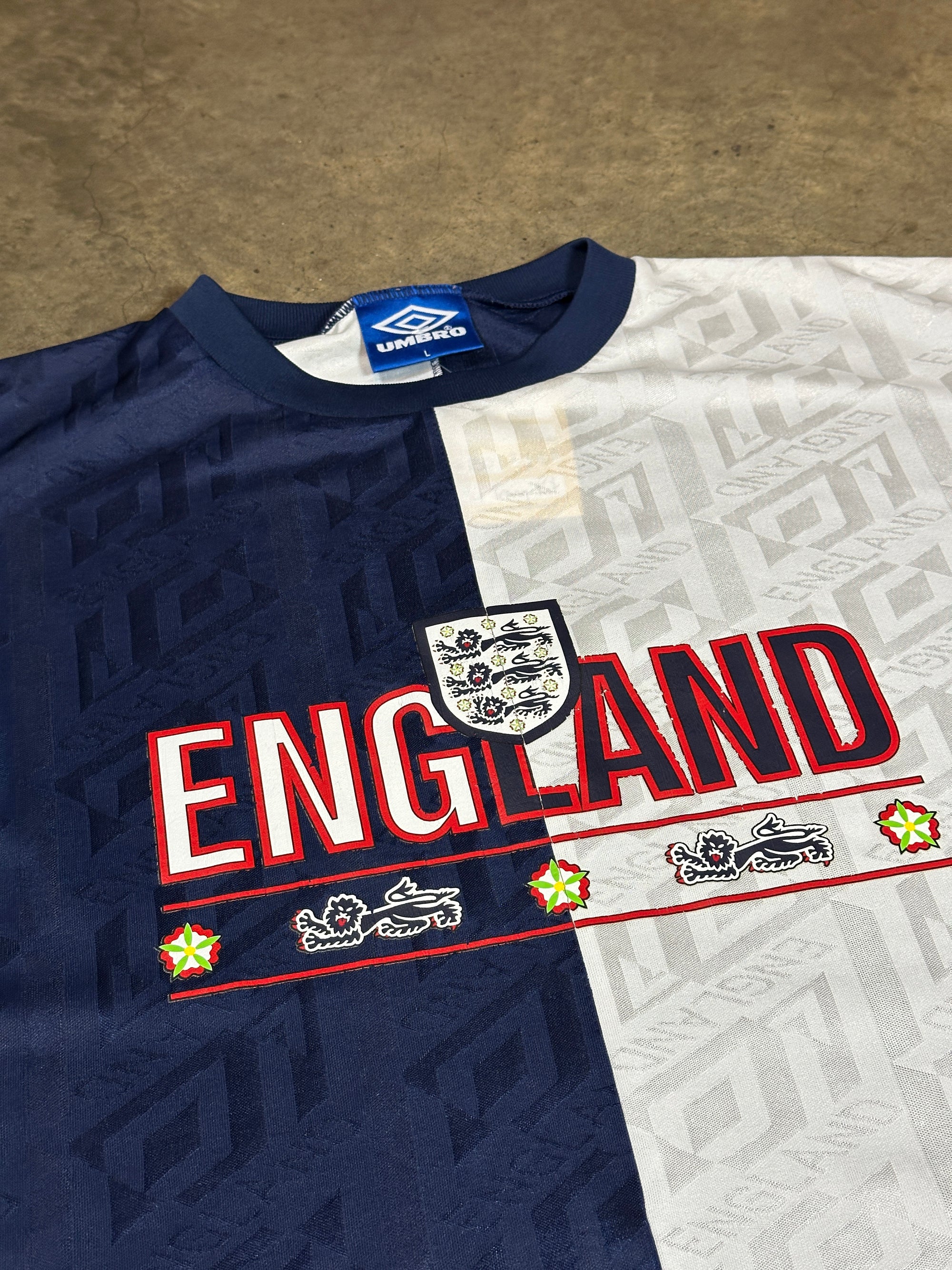 Vintage England Umbro '94 Training Kit
