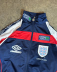 Vintage England '98 Umbro Green Flag Track Jacket