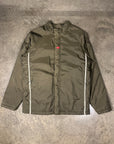 Vintage Nike Y2K Windbreaker Jacket in Olive Green