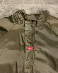 Vintage Nike Y2K Windbreaker Jacket in Olive Green