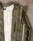 Vintage Nike Y2K Windbreaker Jacket in Olive Green