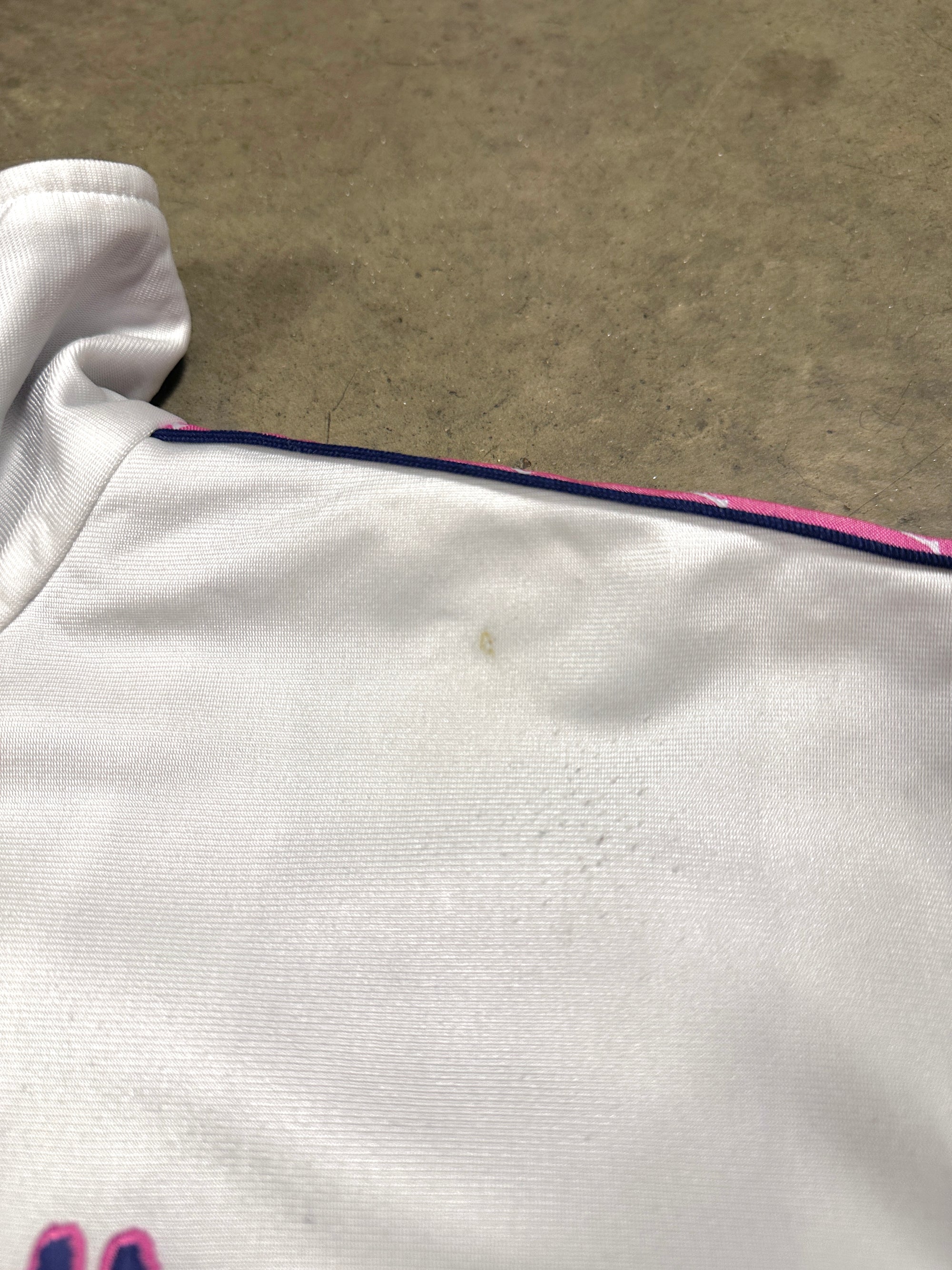 Vintage Kappa Women's 90s Tracksuit in navy blue and pink