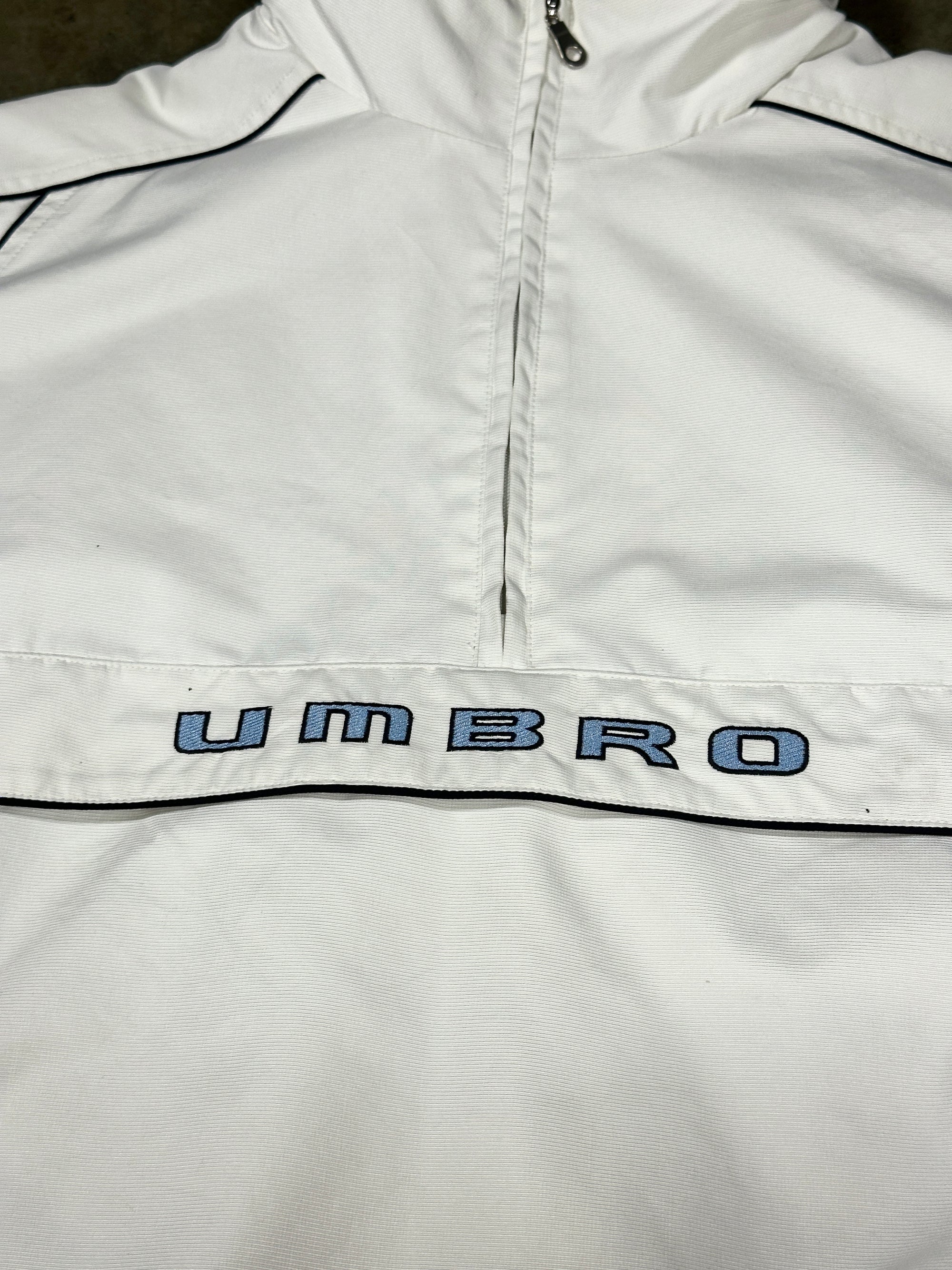 Vintage Umbro Half-Zip Anorak Puffer Jacket with detachable hood