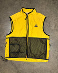 Vintage Nike ACG Utility Vest 00s in Bright Yellow