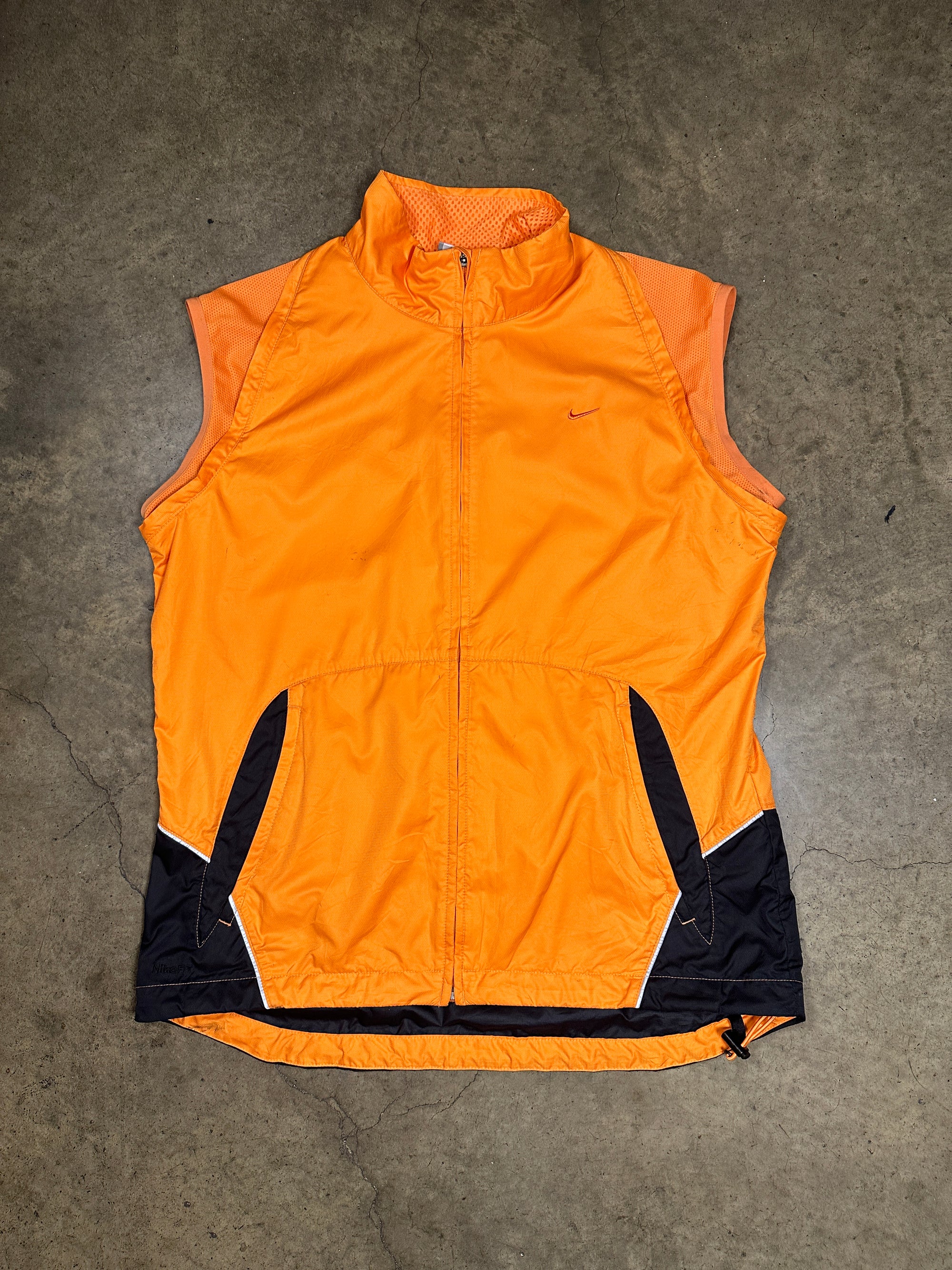 Vintage Nike ACG Utility Vest 00s in Bright Orange