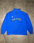 Vintage Umbro Brazil Half-Zip Jumper