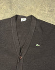 Vintage Lacoste Knit Cardigan With Pockets