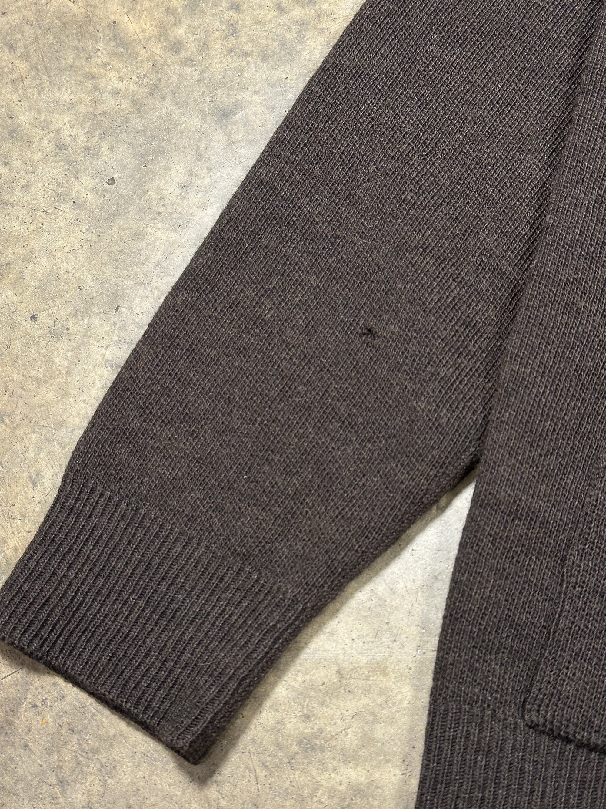Vintage Lacoste Knit Cardigan With Pockets