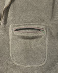 Vintage Woolrich Quarter-Zip with Leather Details
