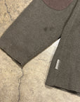 Vintage Woolrich Quarter-Zip with Leather Details