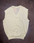 Vintage Lacoste Knit Vest in Bright Yellow