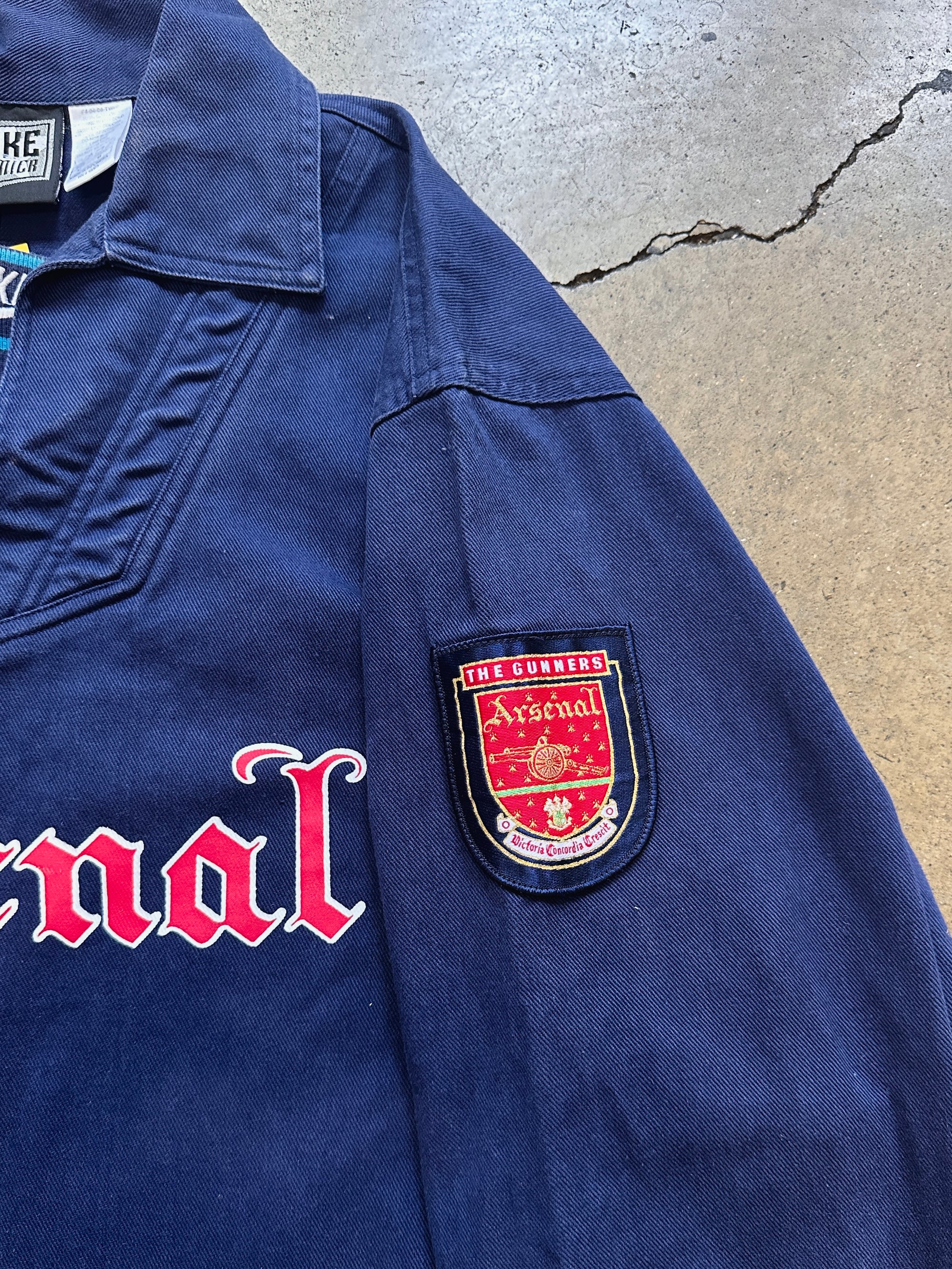 Vintage Arsenal '95 Denim Nike Jumper