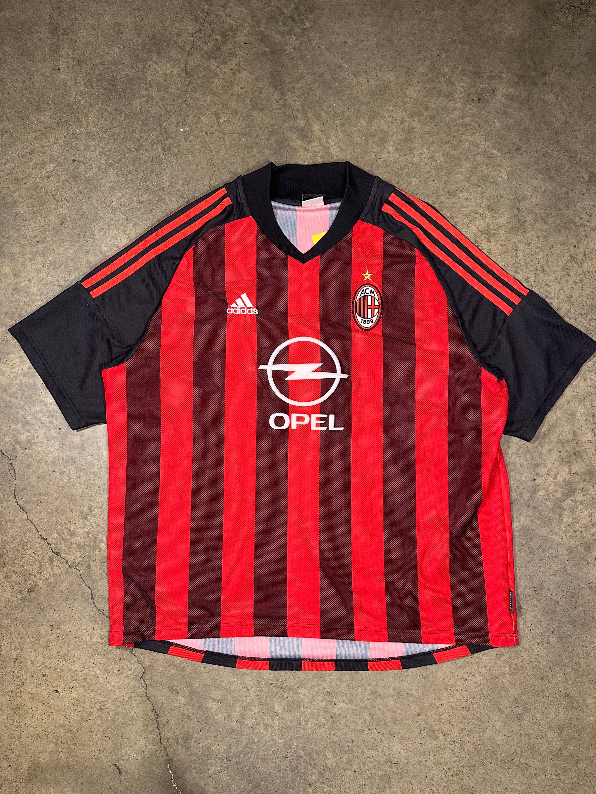 Vintage Pirlo AC Milan '02 Players Edition Adidas Football Shirt