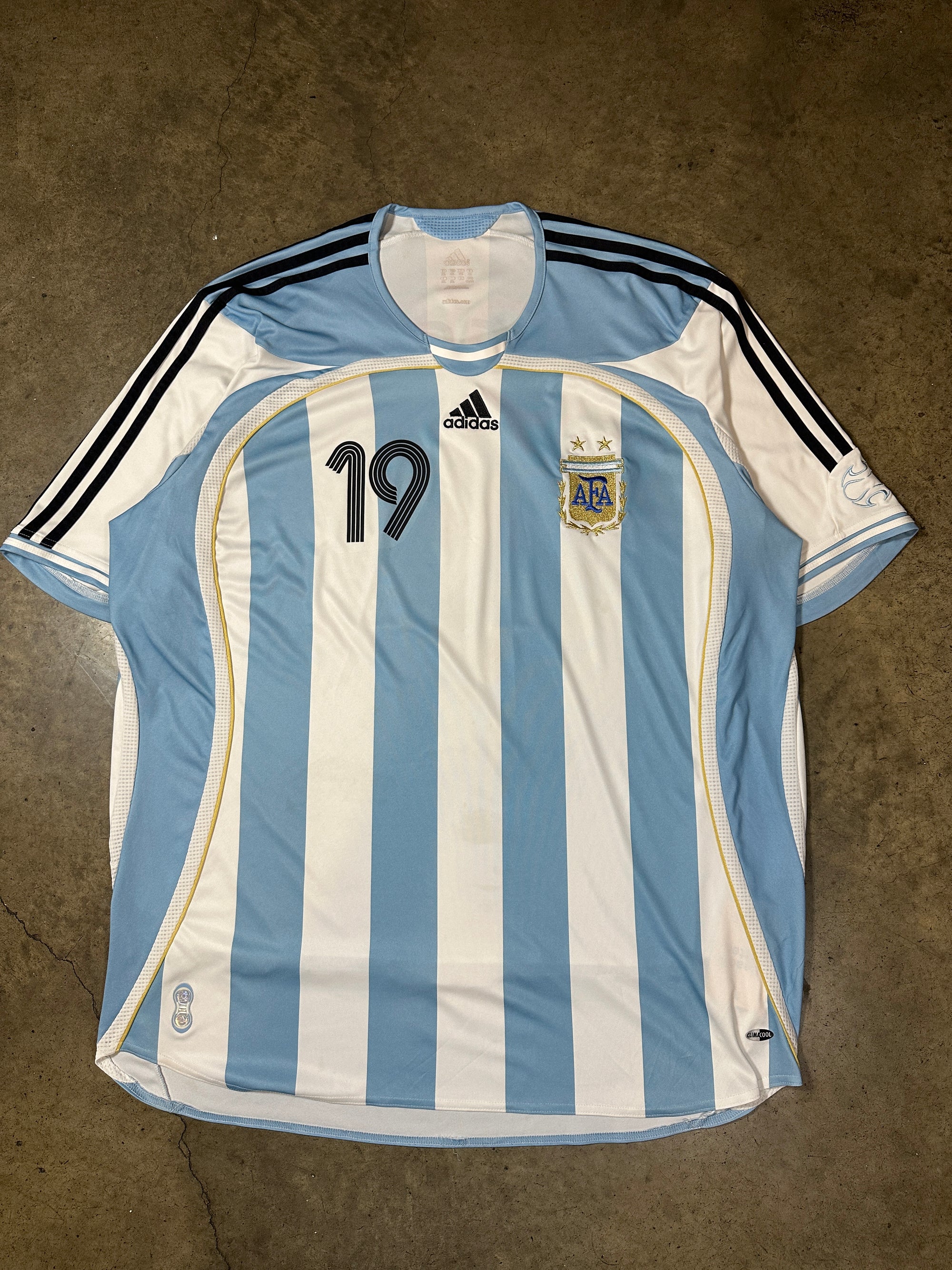 Vintage Messi Argentina '06 Adidas Football Shirt