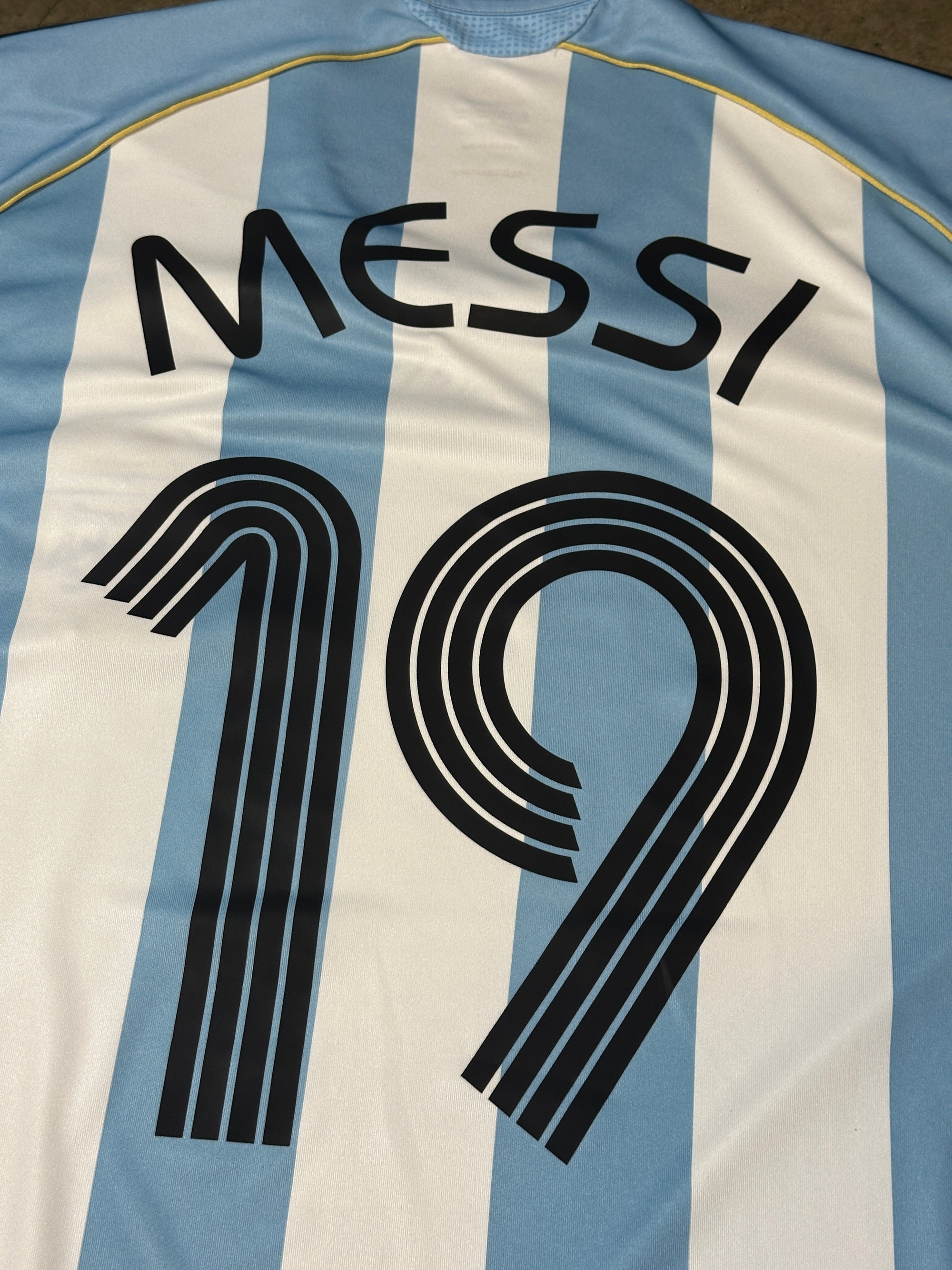 Vintage Messi Argentina '06 Adidas Football Shirt