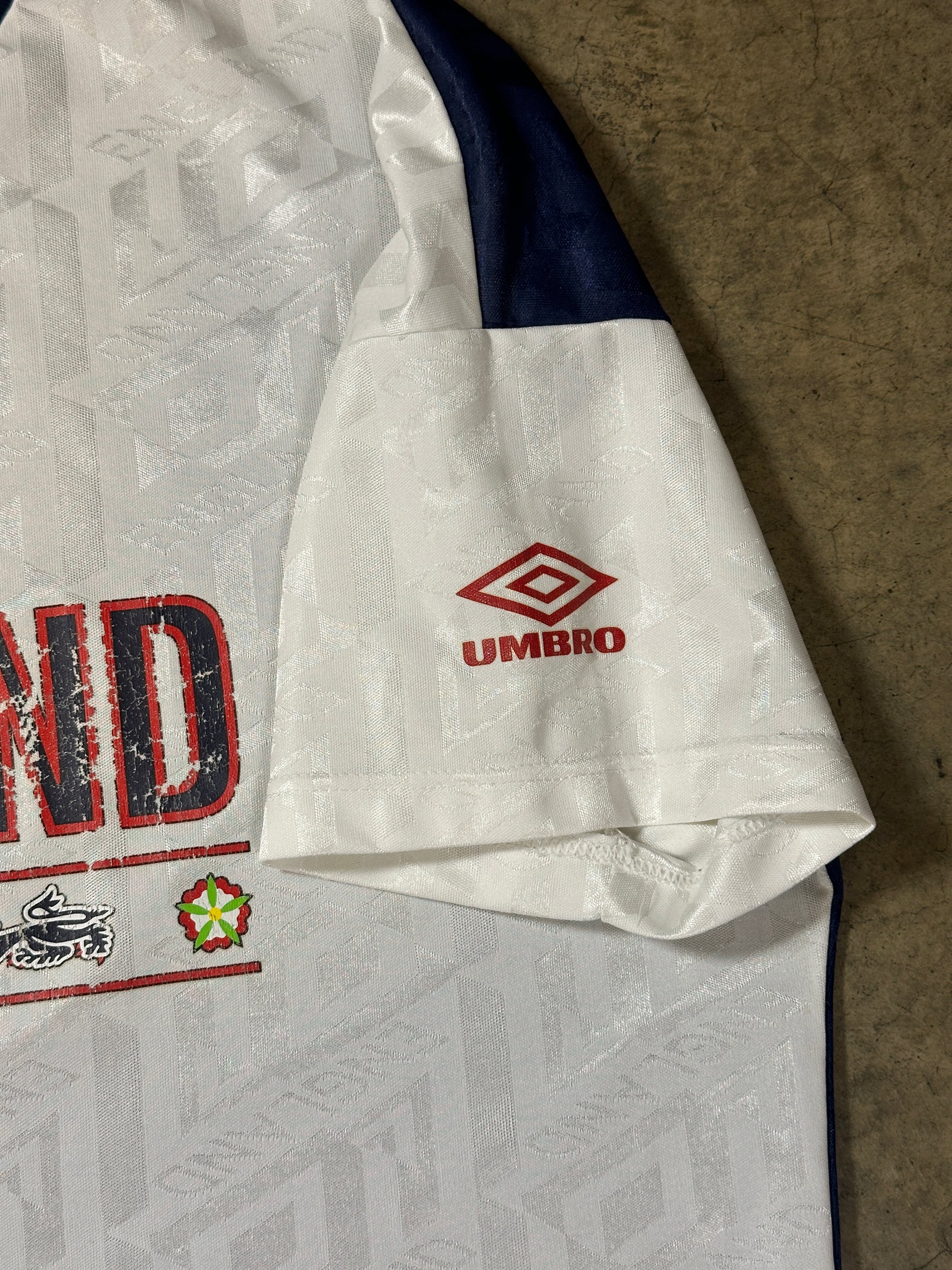 Vintage England Umbro '90 Training Top