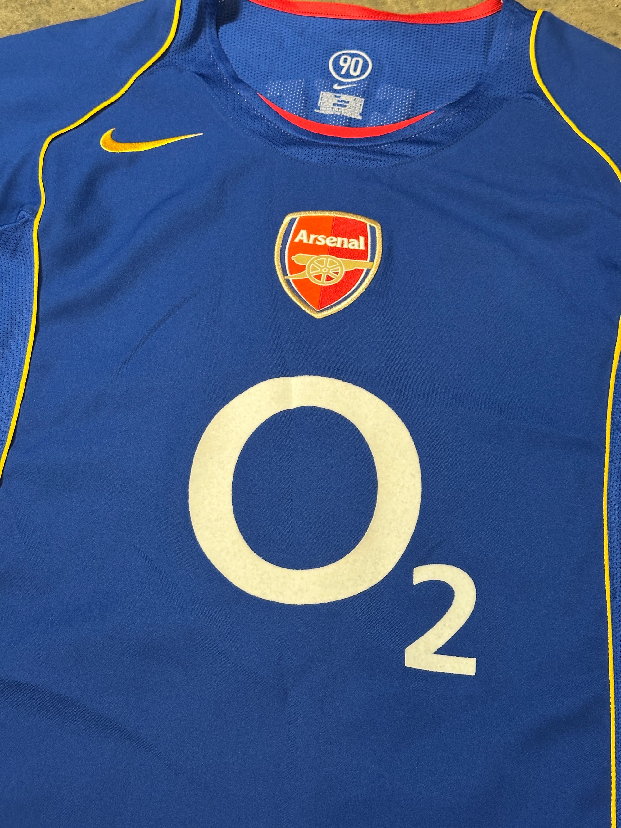 Vintage Reyes Arsenal '04 Away Football Shirt