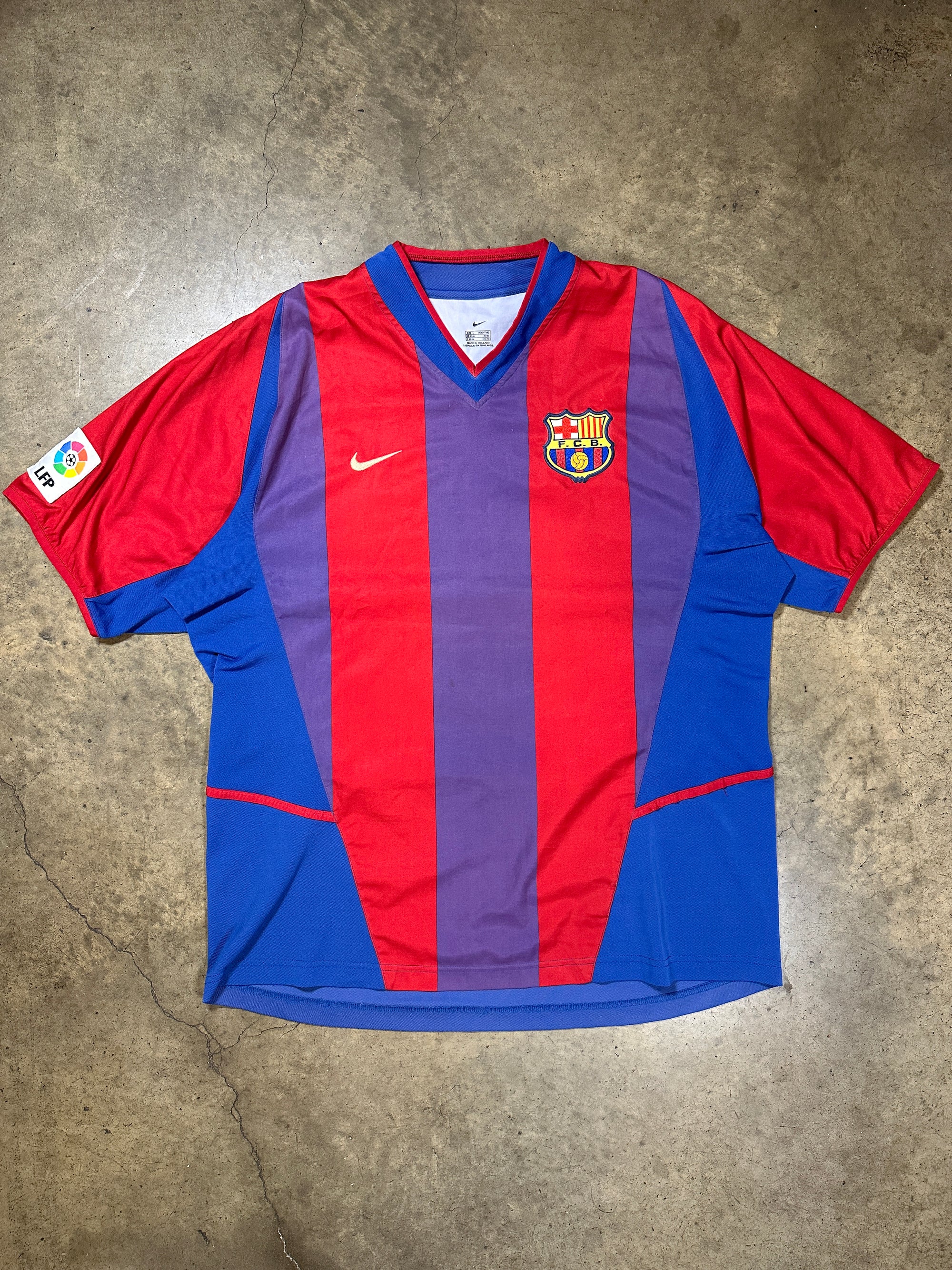 Vintage Barcelona '02 Nike Football Shirt