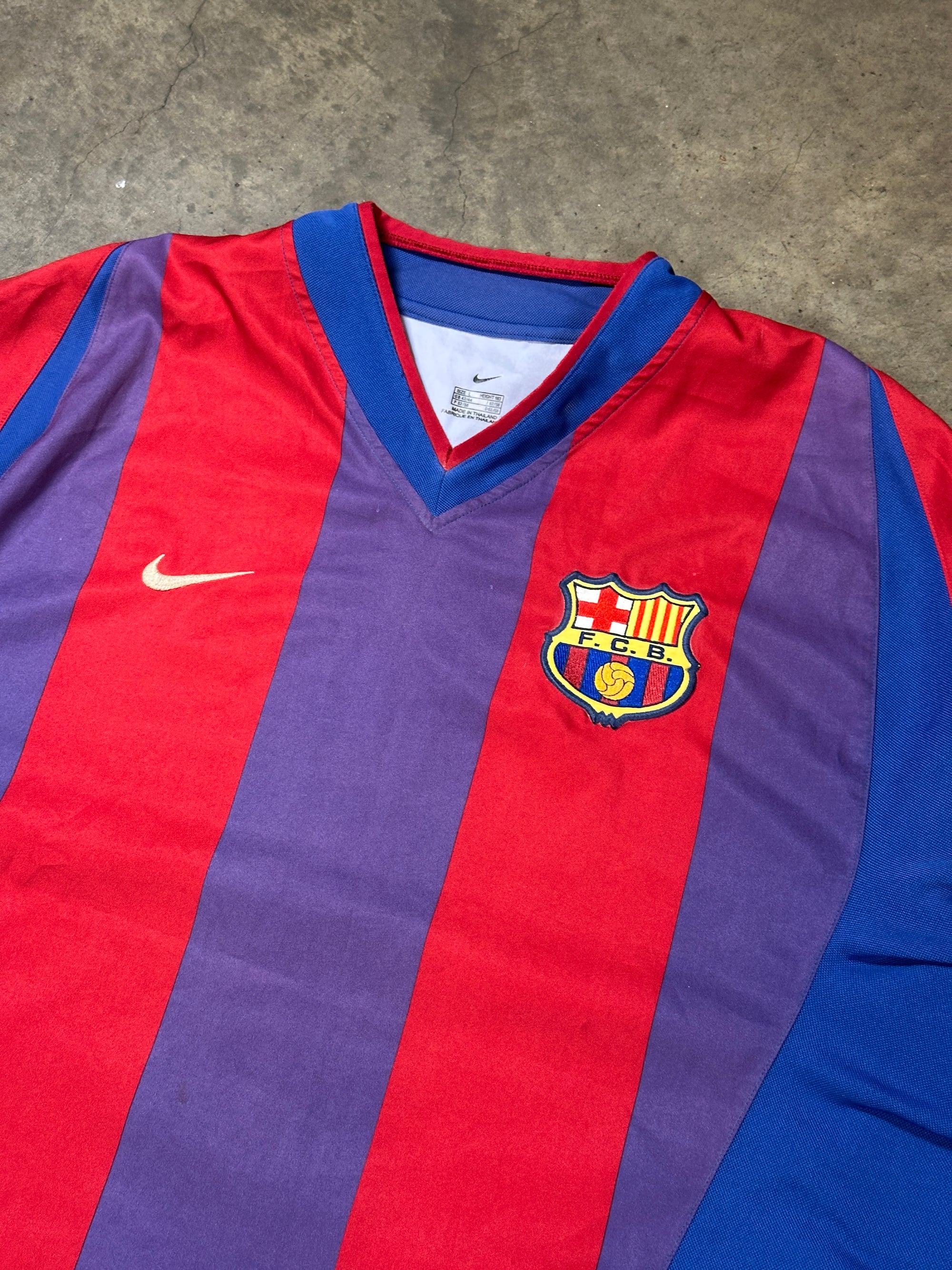Vintage Barcelona '02 Nike Football Shirt