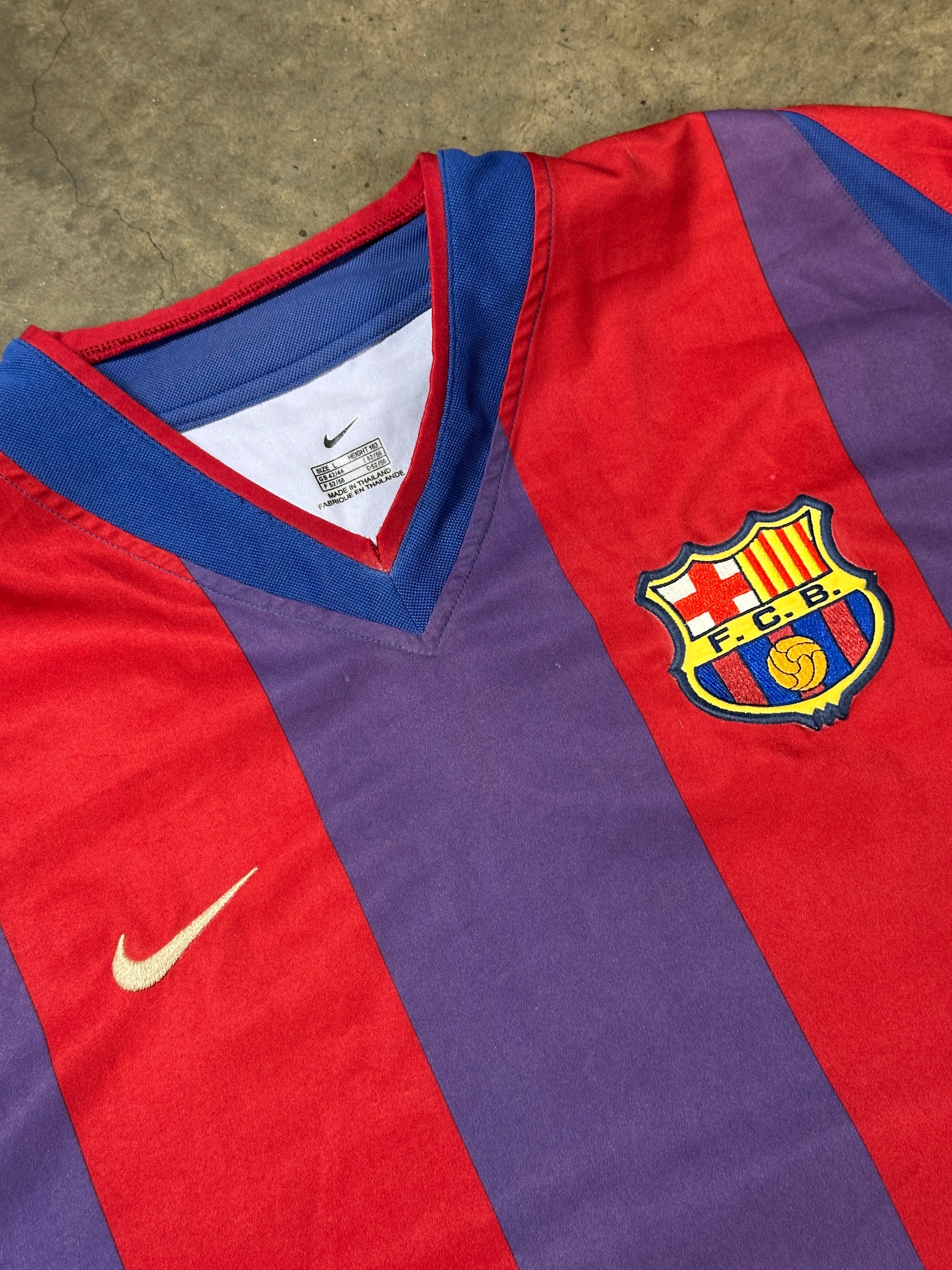 Vintage Barcelona '02 Nike Football Shirt