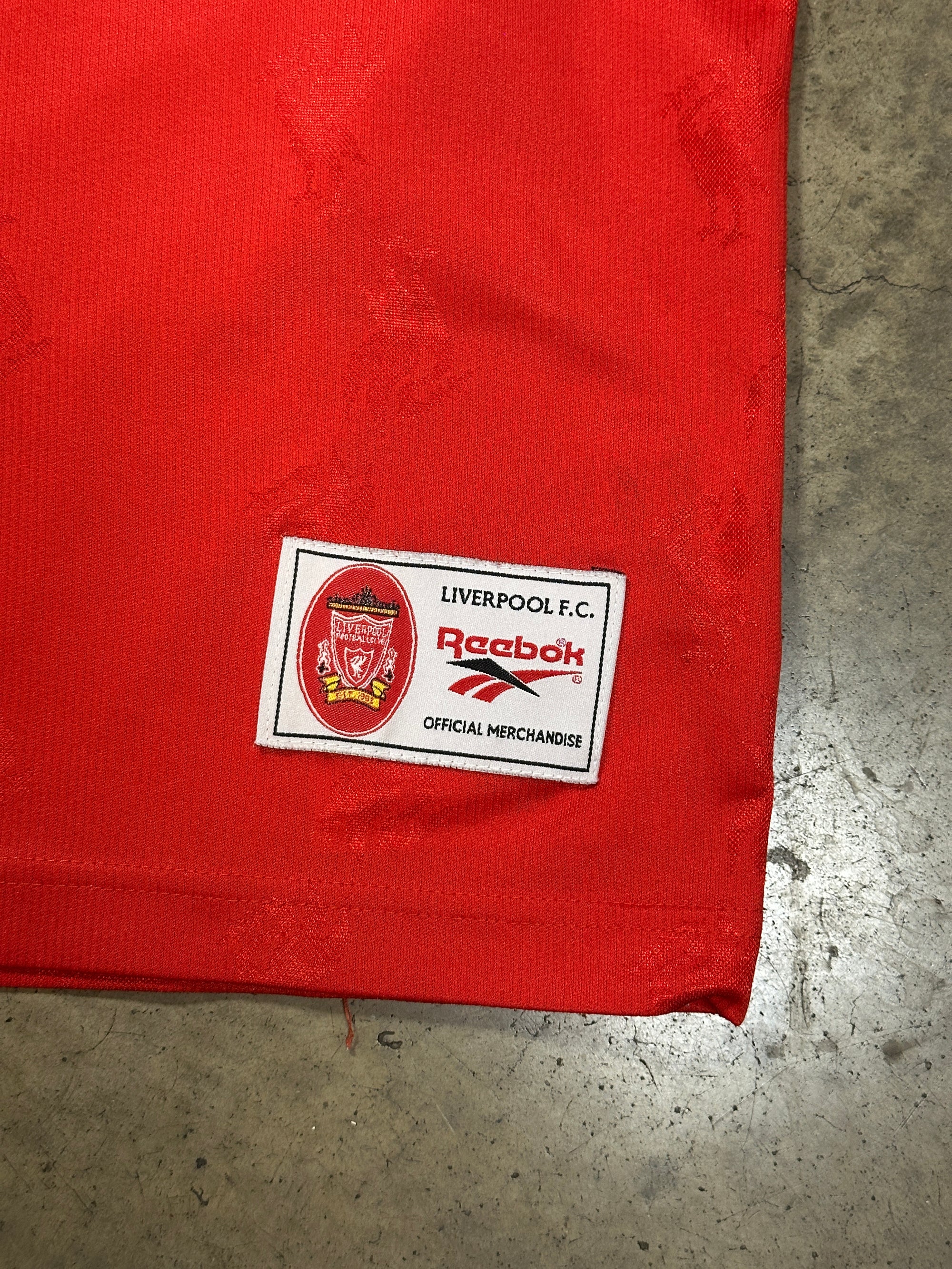 Vintage Owen Liverpool '96 Reebok Football Shirt