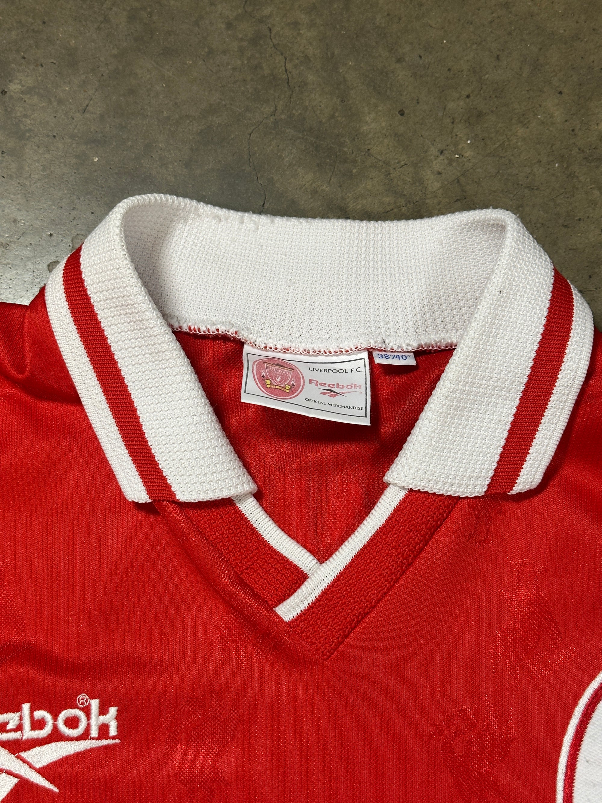 Vintage Owen Liverpool '96 Reebok Football Shirt