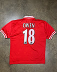 Vintage Owen Liverpool '96 Reebok Football Shirt