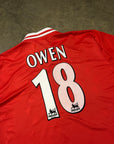 Vintage Owen Liverpool '96 Reebok Football Shirt