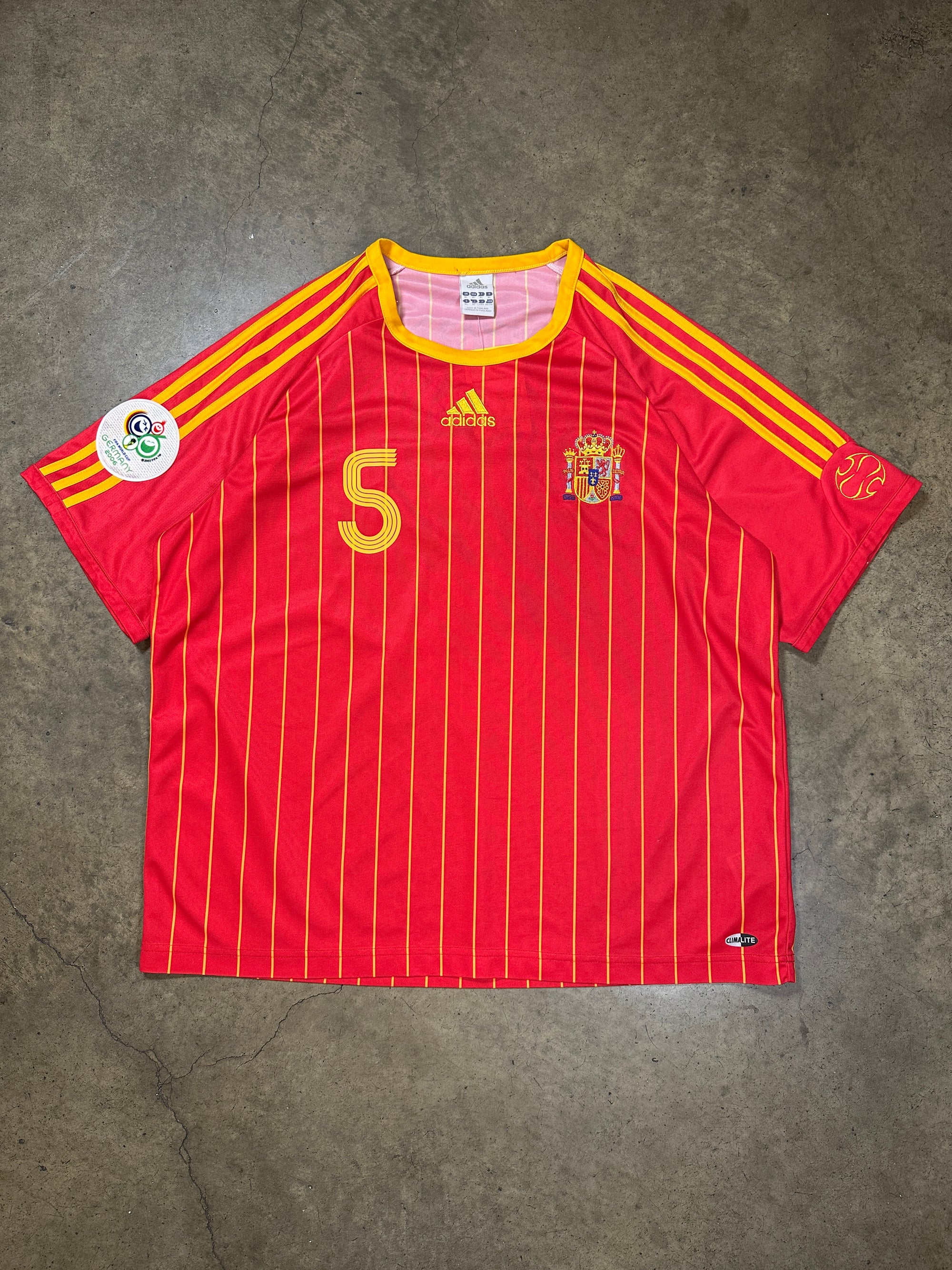 Vintage Puyol Spain '04 Football Shirt