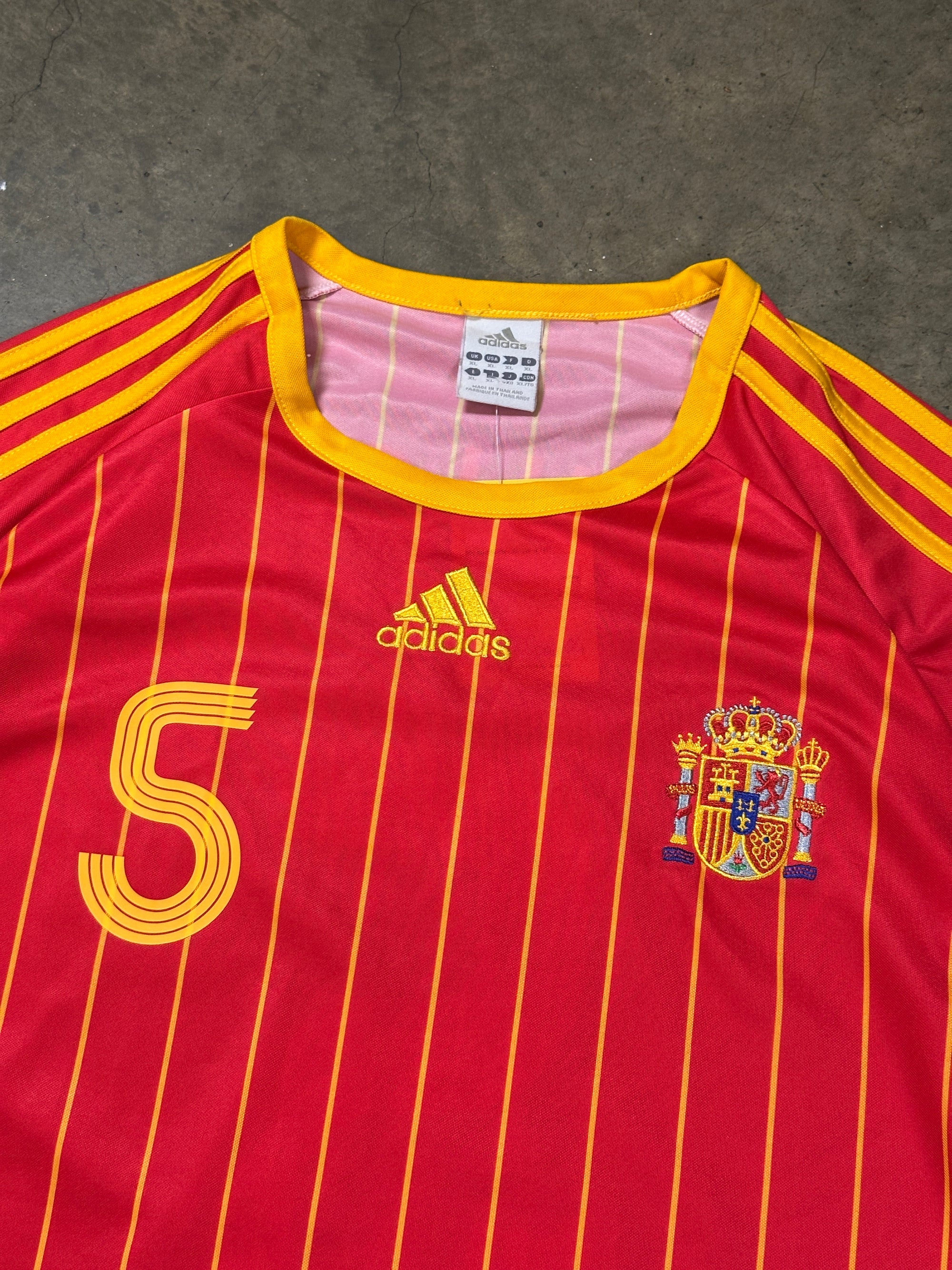 Vintage Puyol Spain '04 Football Shirt
