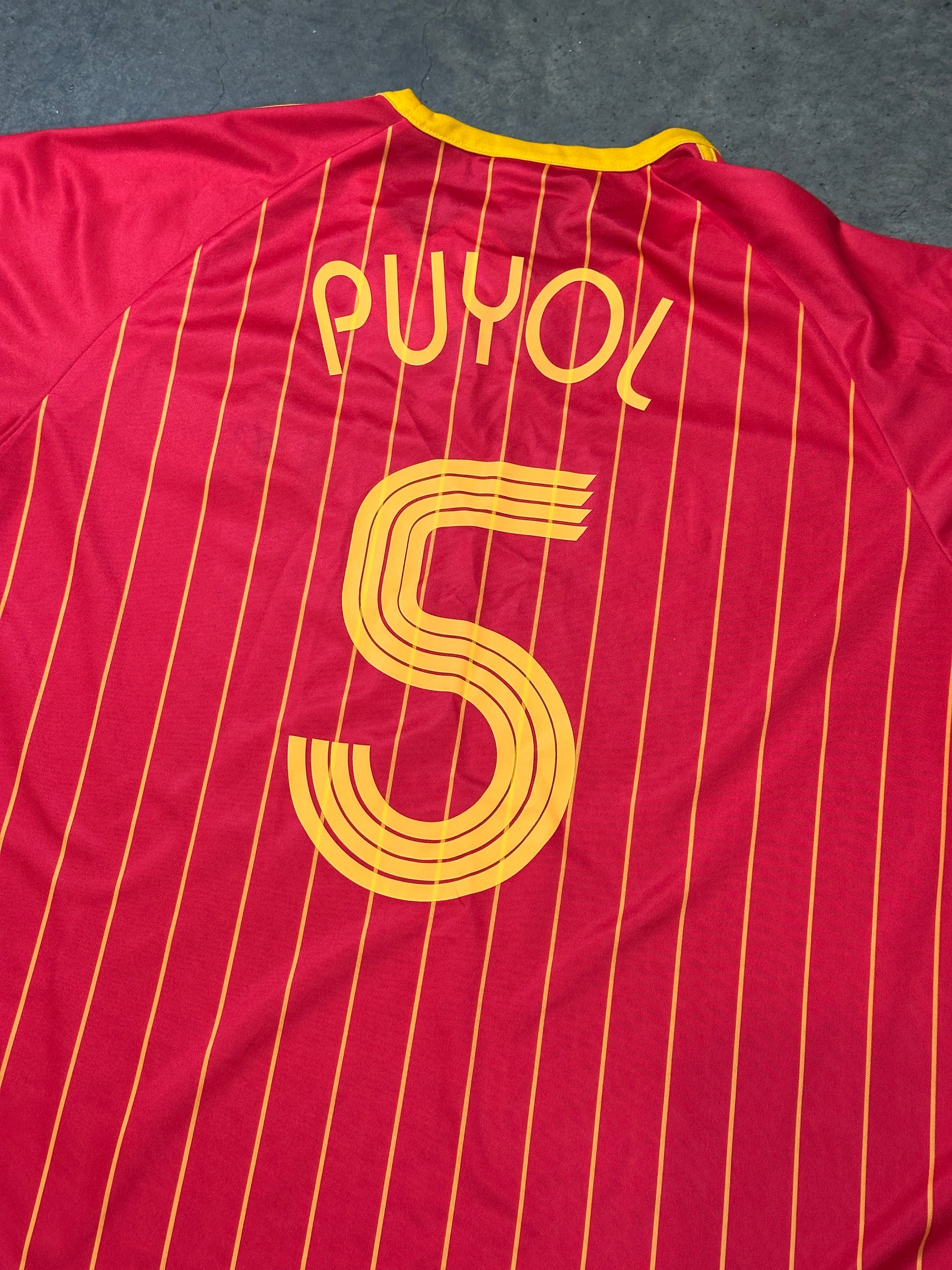 Vintage Puyol Spain '04 Football Shirt