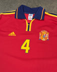 Vintage Pep Guardiola Spain '99 Football Shirt