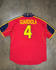 Vintage Pep Guardiola Spain '99 Football Shirt