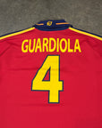 Vintage Pep Guardiola Spain '99 Football Shirt
