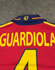 Vintage Pep Guardiola Spain '99 Football Shirt