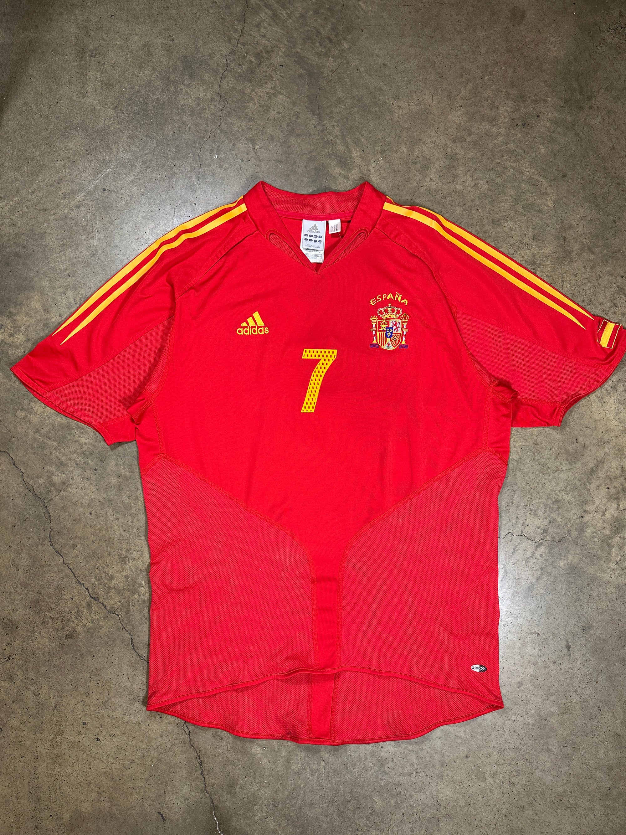 Vintage Raul Spain '94 Adidas Football Shirt