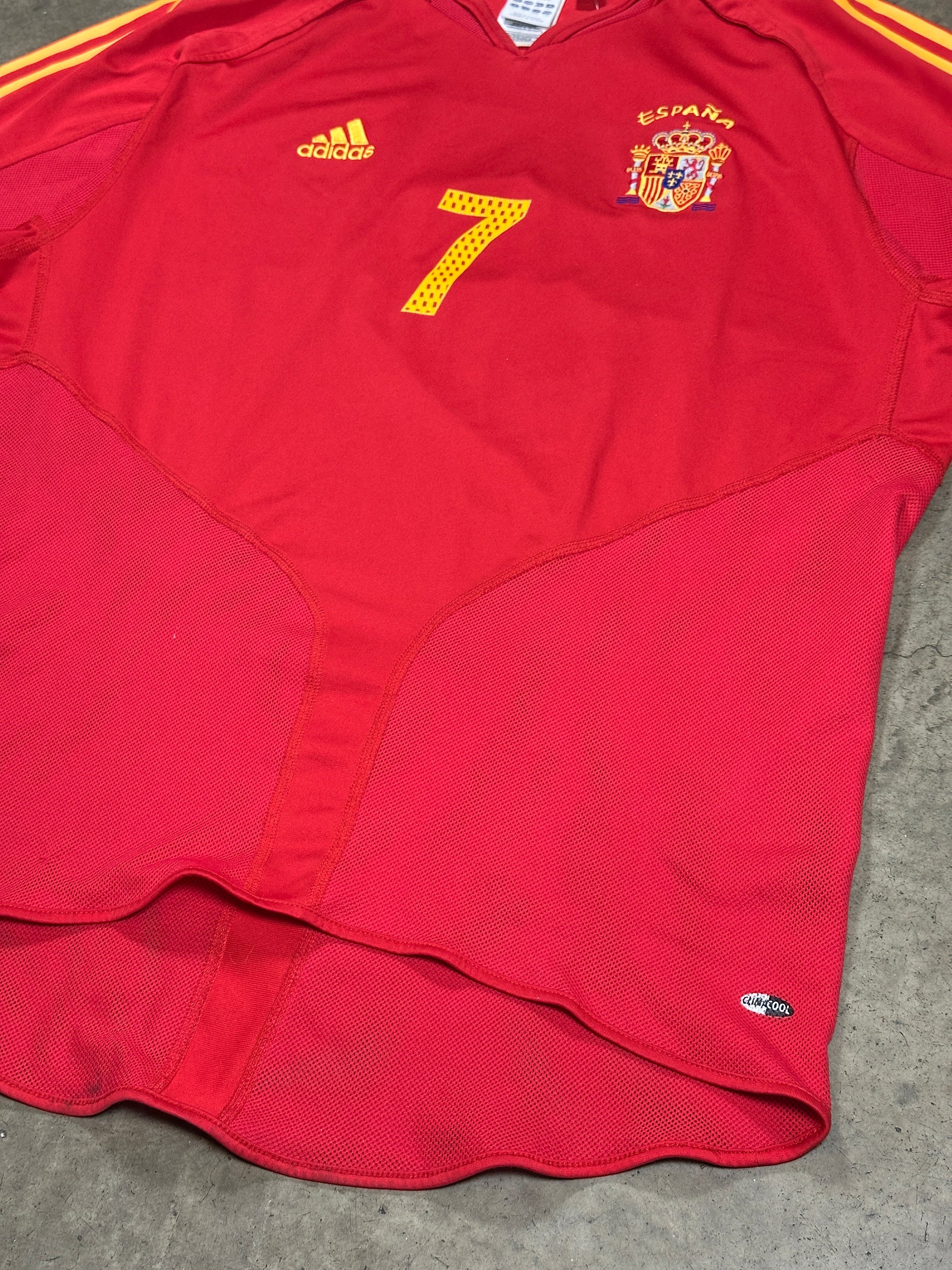 Vintage Raul Spain '94 Adidas Football Shirt