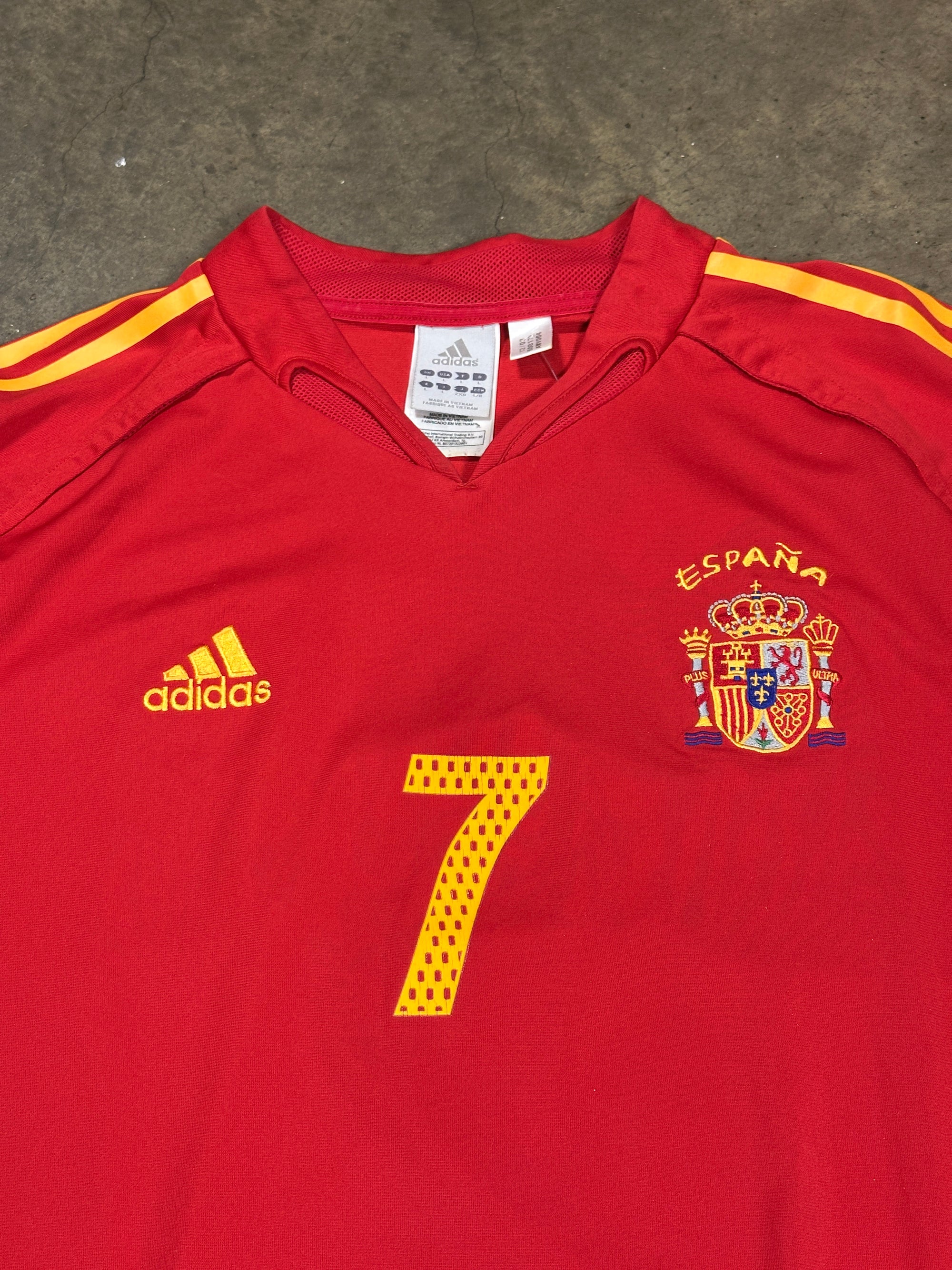 Vintage Raul Spain '94 Adidas Football Shirt